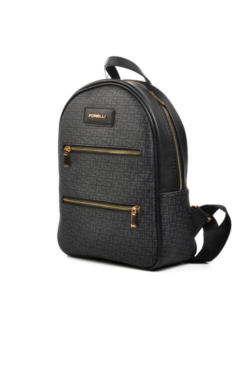 حقيبة كتف نسائية من الجلد الصناعي باللون الأسود 4A72