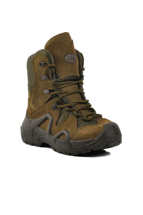 Khaki Nubuck Waterproof Mens Outdoor Boots P1490 M