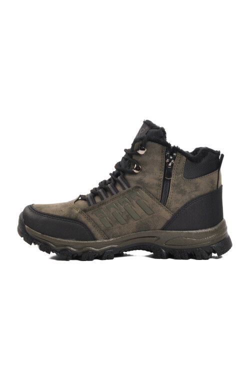 Khaki Non-Slip Sole Water Repellent Mens Outdoor Boots X6 M