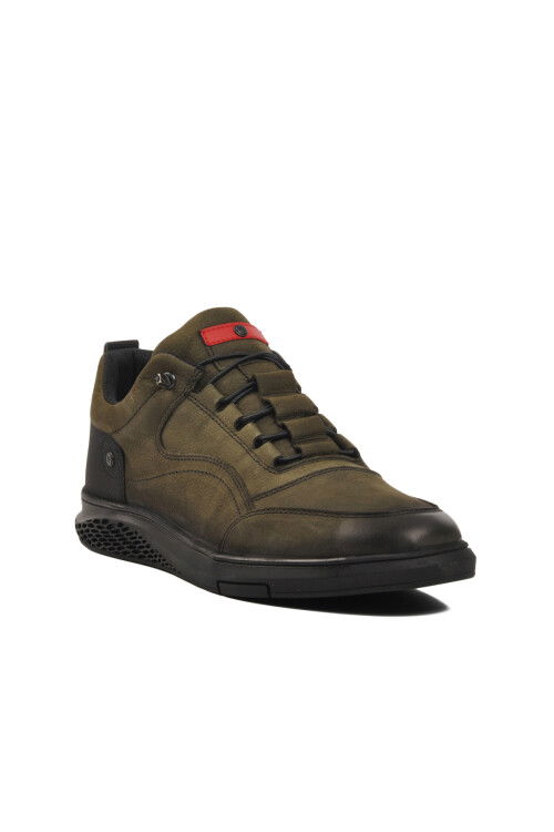Khaki Nubuck Mens Casual Shoes Parma 102 20590 M
