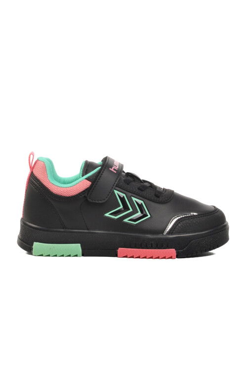 Black-Orange Kids Sneakers 900382 Molina Jr. F