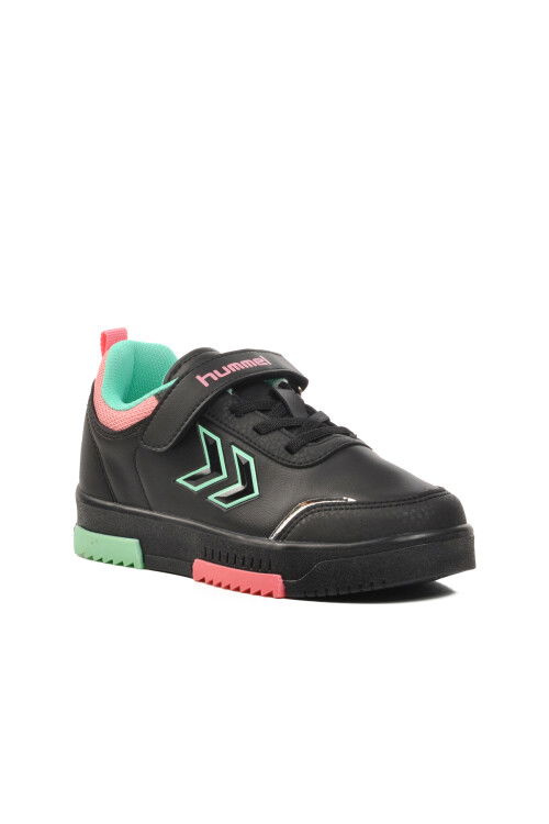 Black-Orange Kids Sneakers 900382 Molina Jr. F