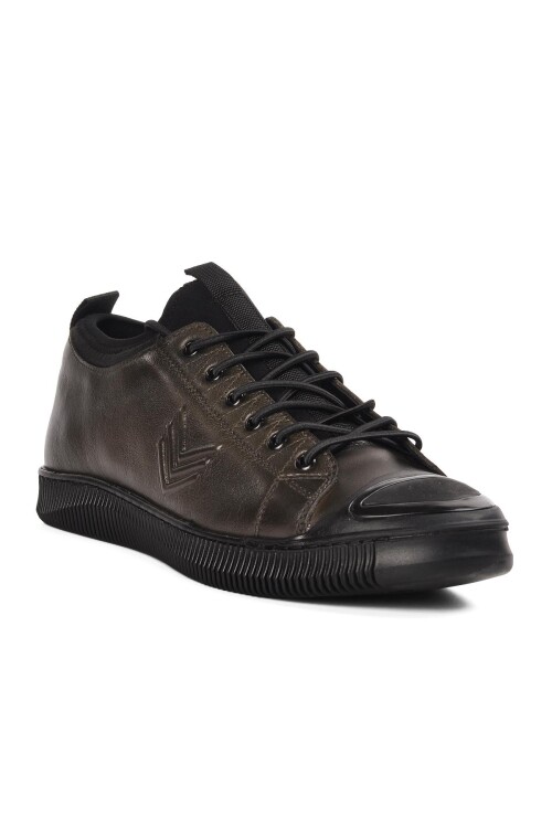 Khaki-Black Mens Casual Shoes 152-16374 M