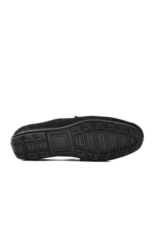 Black Nubuck Mens Loafer Shoes 152-17344 M