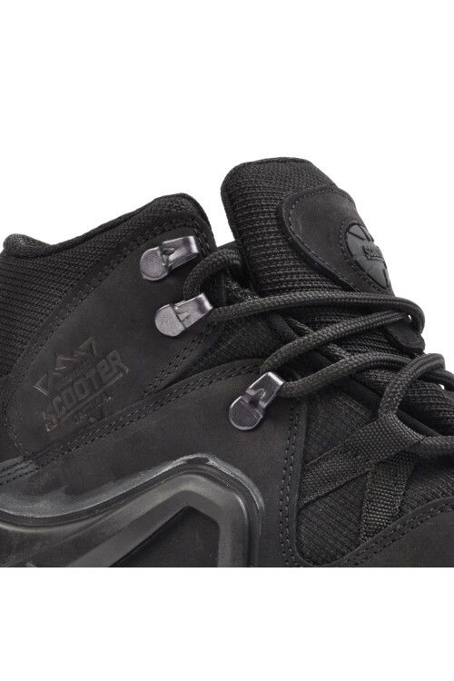 Black Nubuck Waterproof Mens Outdoor Boots P1492 M