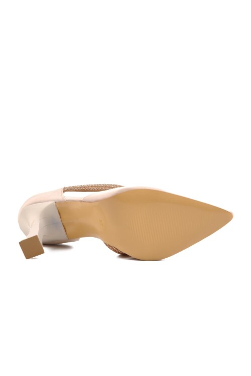 Ten Saten  Kadın Abiye Ayakkabı K252 Z