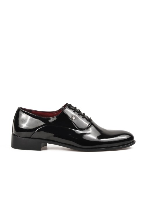 Black Patent Leather Mens Classic Shoes 7017 M