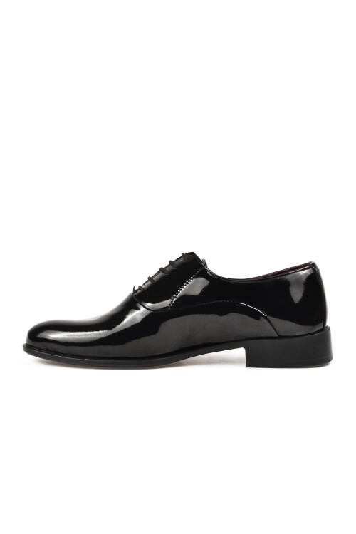 Black Patent Leather Mens Classic Shoes 7017 M