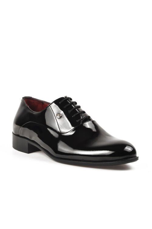 Black Patent Leather Mens Classic Shoes 7017 M