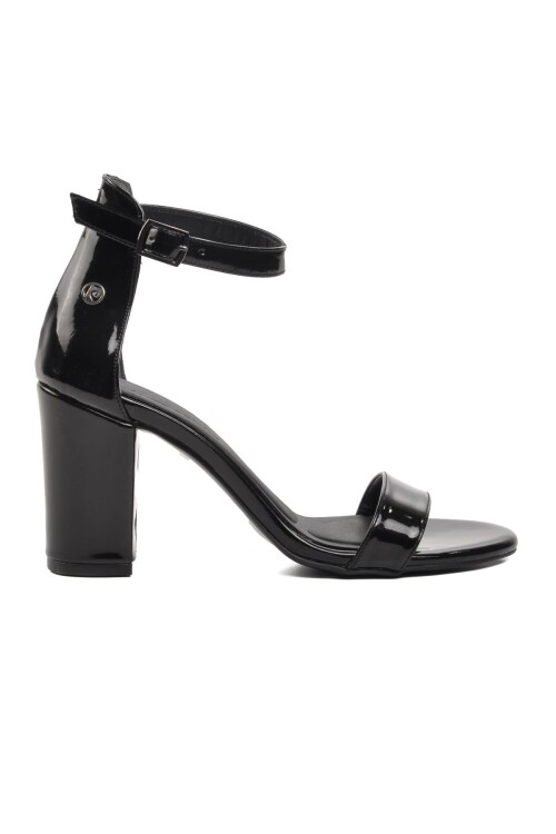 Black Patent Leather Womens Evening Shoes PC-52200 Z