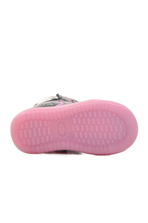 Black Pink Zippered Girls Boots Sirius P