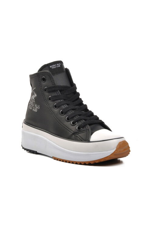 Black-White Womens Sneakers PO-30021 Z