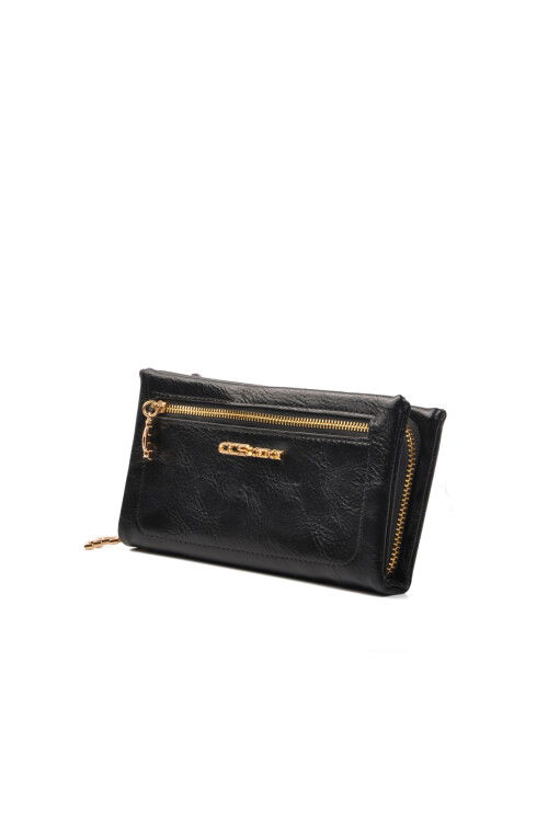Black Womens Wallet 17031