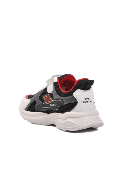 حذاء رياضي للأطفال باللونين الأبيض والأسود Kai F