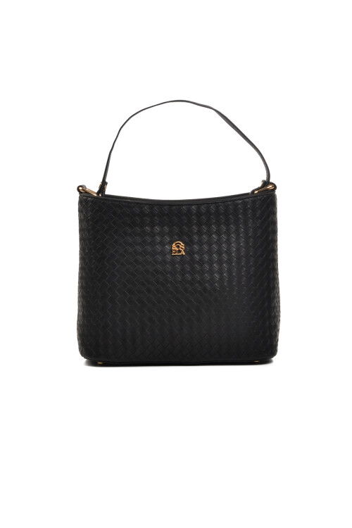 Black Womens Shoulder Bag 67-7152