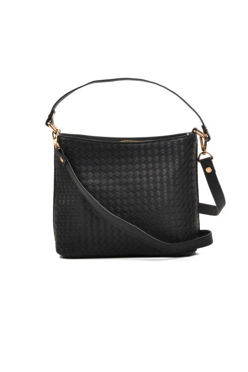 Black Womens Shoulder Bag 67-7152