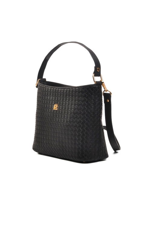 Black Womens Shoulder Bag 67-7152