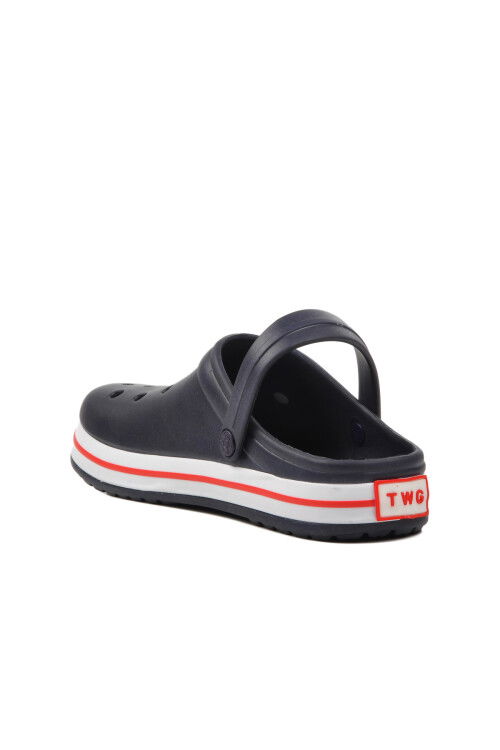 Navy Blue Eva Lightweight Mens Sabo Slippers 214 M