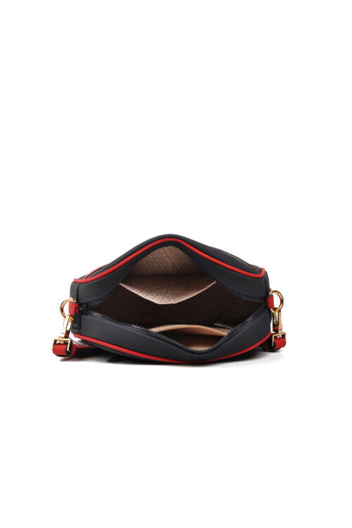 Navy Blue-Red Womens Shoulder Bag US24281