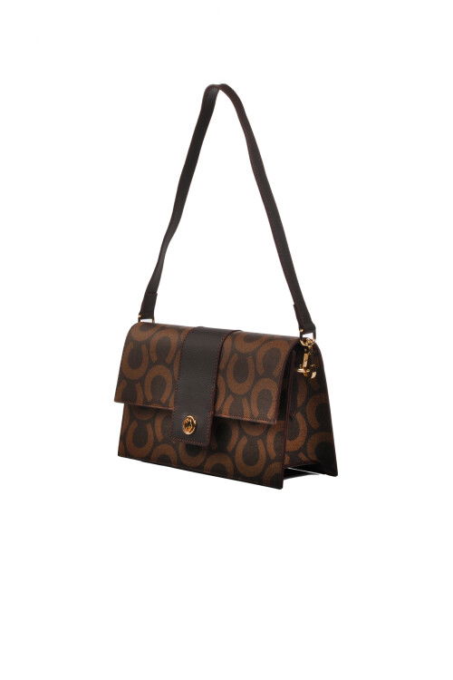 US Polo Brown Womens Shoulder Bag US24585