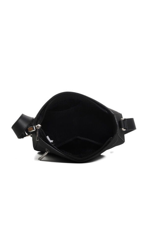 حقيبة كتف نسائية سوداء من يو إس بولو US24739