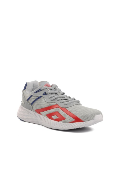 حذاء رياضي رجالي رمادي-أحمر Mellor II M