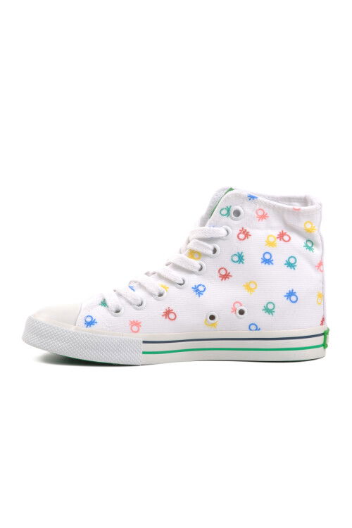 White Womens Sneakers BN-30185 G