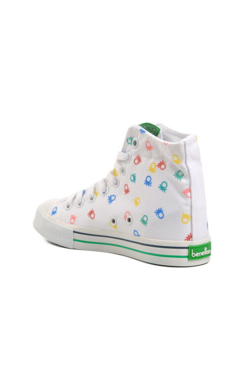 White Womens Sneakers BN-30185 G