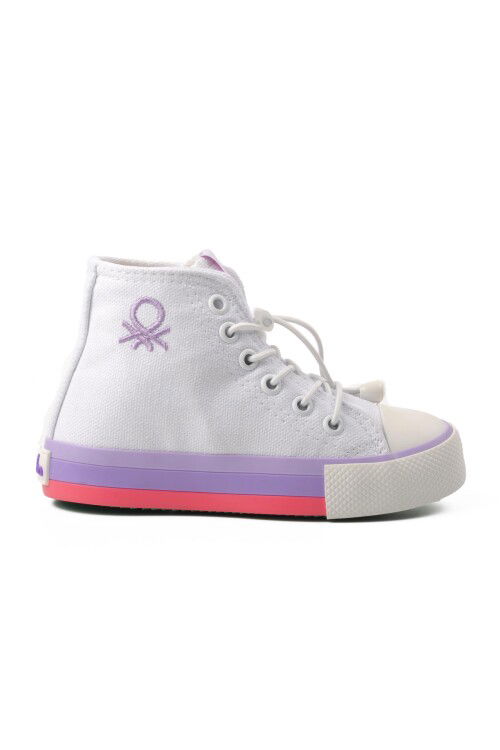 White-Lilac Childrens Sports Shoes BN-30651 P