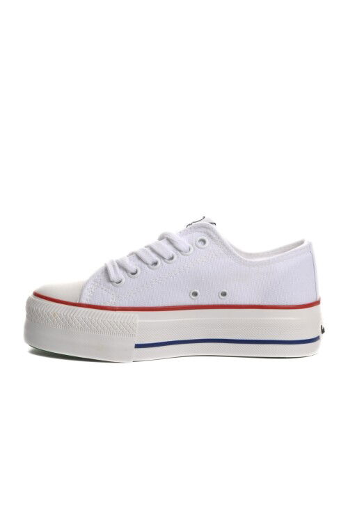White Womens Sneakers BN-30935 G