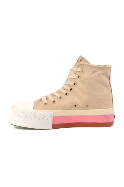 Beige Womens Sneakers Bn-30944 G