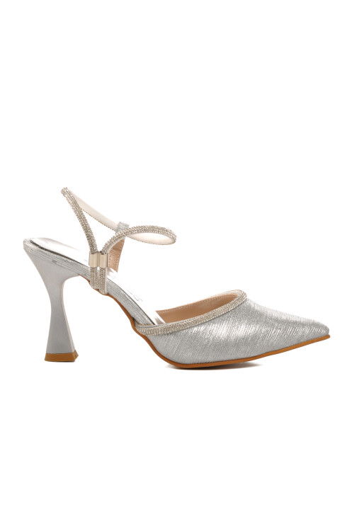 حذاء سهرة نسائي فضي 4755005 Z