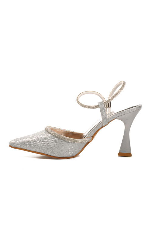 حذاء سهرة نسائي فضي 4755005 Z