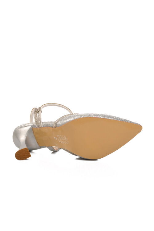 حذاء سهرة نسائي فضي 4755005 Z