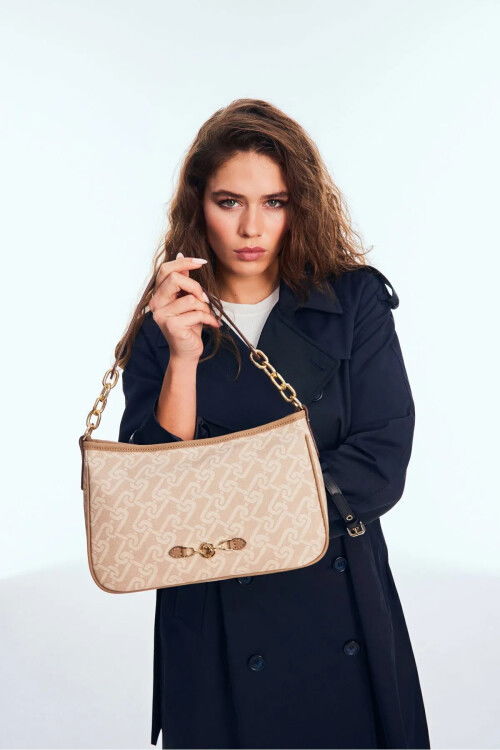 Beige Womens Shoulder and Handbag US24507