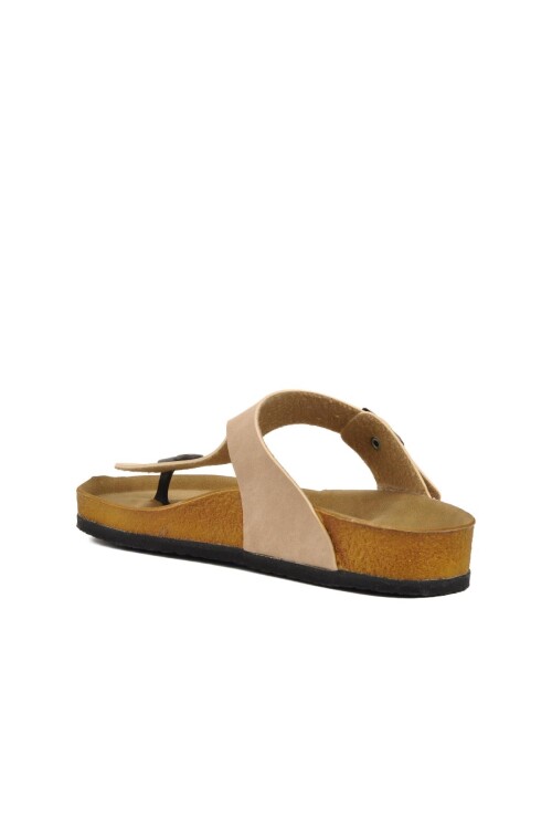 Beige Womens Slippers 20-166 Z