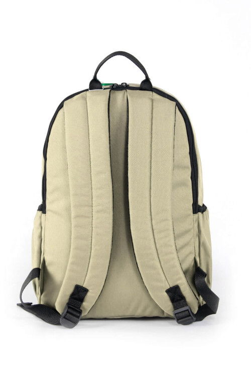 Beige-Black Unisex Backpack 03837