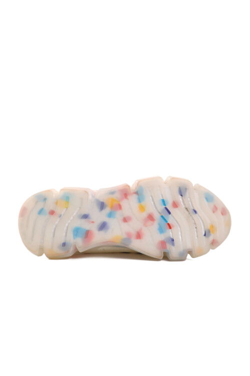 White Mesh Lightweight Mens Sneakers 24Y591 M