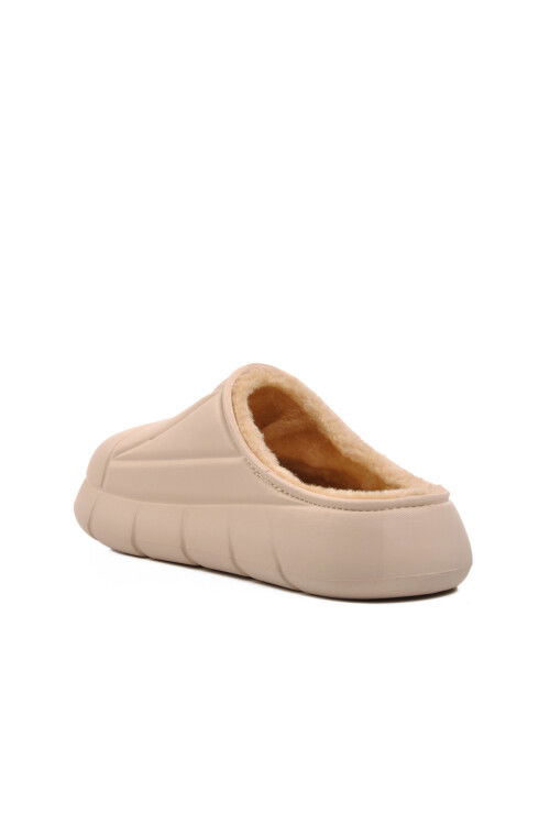 Ecru Polyurethane Womens Slippers 712 Z