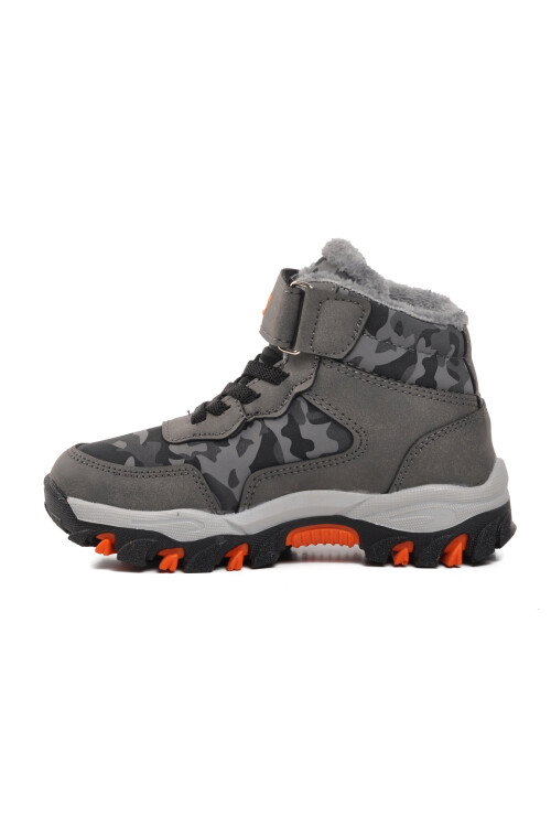 Smoked Velcro Kids Outdoor Boots Leo P