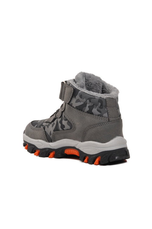 Smoked Velcro Kids Outdoor Boots Leo P