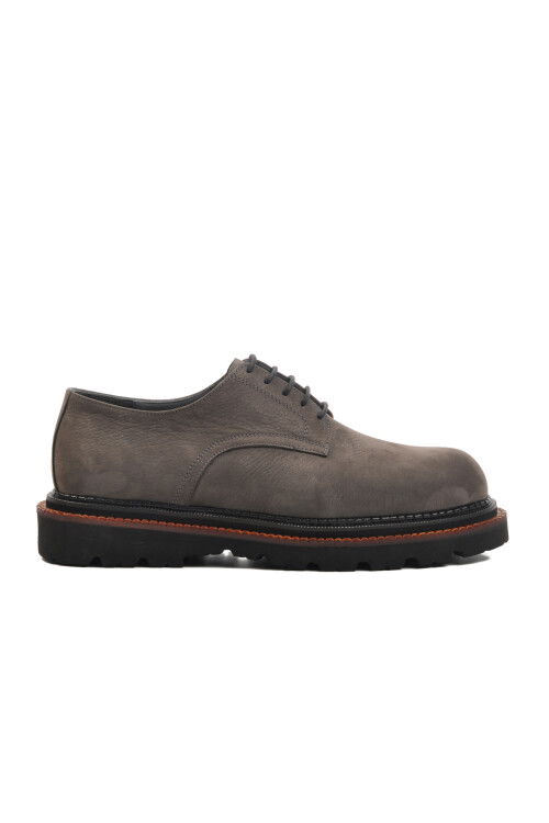Gray Nubuck Genuine Leather Mens Classic Shoes Premium 2130 M