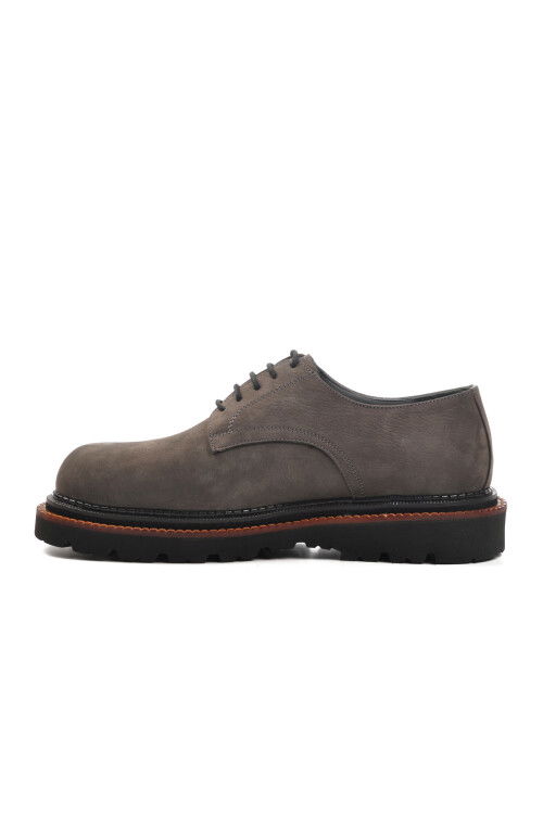 Gray Nubuck Genuine Leather Mens Classic Shoes Premium 2130 M