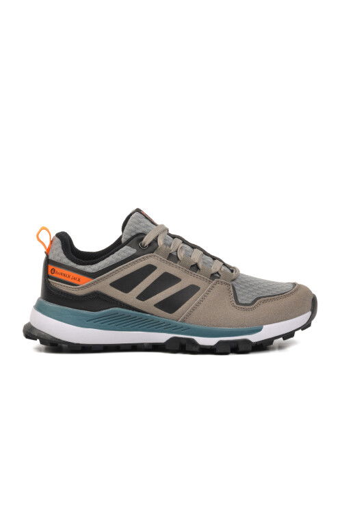 Grey-Orange Textile Womens Sneakers Nadal 101 22308 G