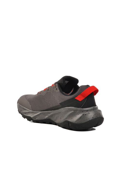 حذاء رياضي رجالي من مزيج البوليستر الرمادي والأحمر Jackie101 24746 M