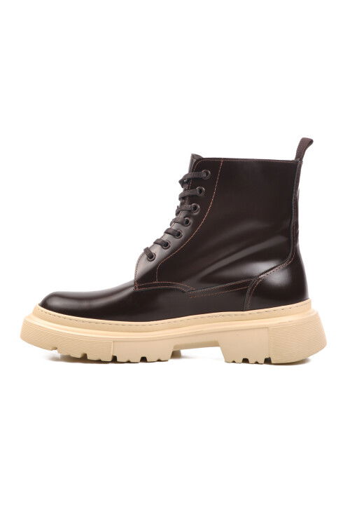 حذاء رجالي بني من الجلد الأصلي بريميوم 1651 M