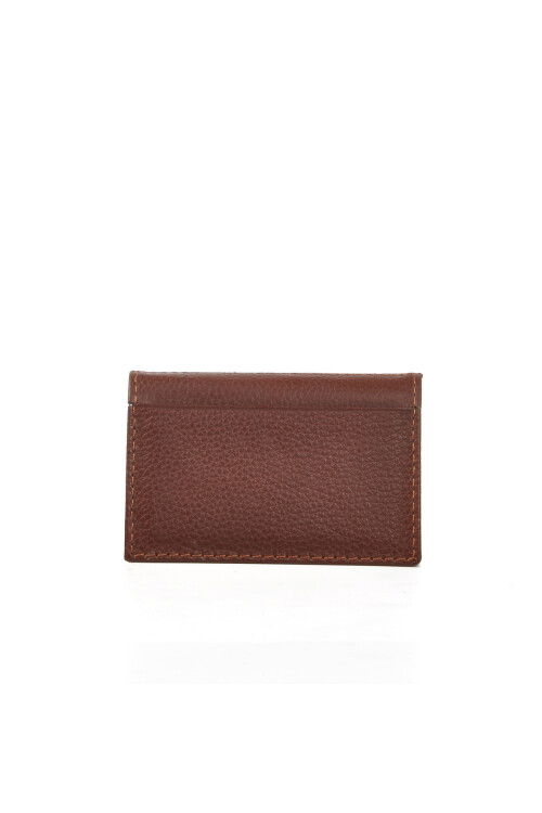 Brown Genuine Leather Mens Card Holder 9524