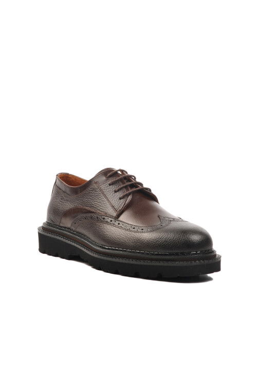 Brown Genuine Leather Mens Classic Shoes Premium 110 M