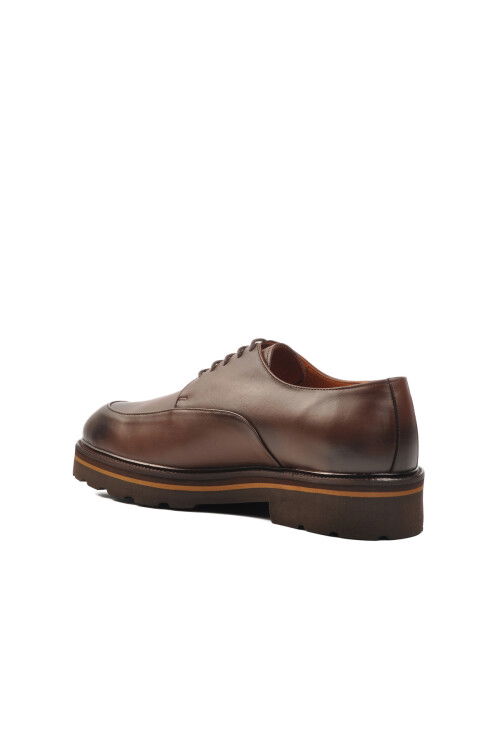 Brown Genuine Leather Mens Classic Shoes Premium 2873 M
