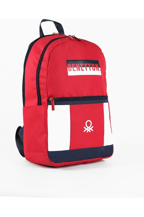 Red-White Unisex Backpack 04287